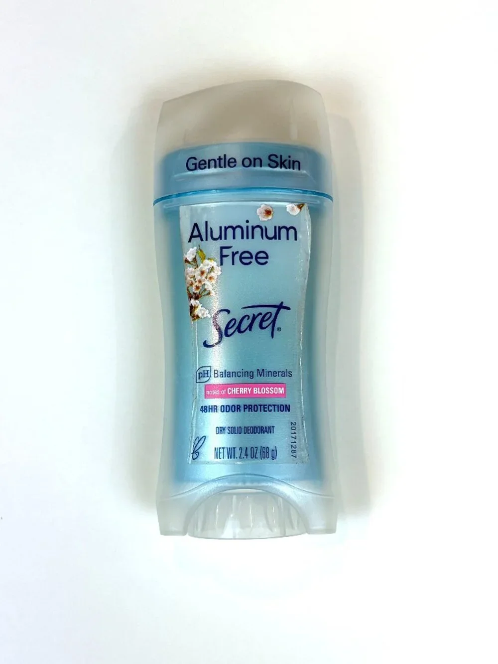 Secret Aluminum Free Dry Solid Deodorant for women Cherry Blossom scent 2.4 oz
